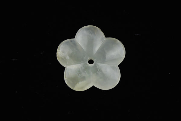 White Jade 5 Petaled Flower