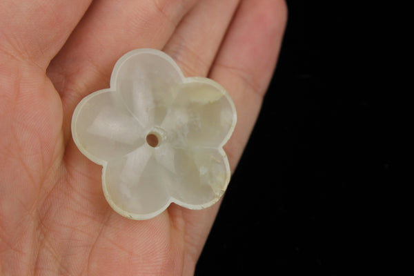 White Jade 5 Petaled Flower